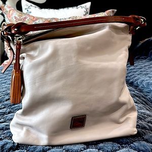 DOONEY & BOURKE ivory bucket bag